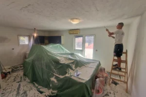 Priprema zidova za krečenje i zaštita nameštaja (1)